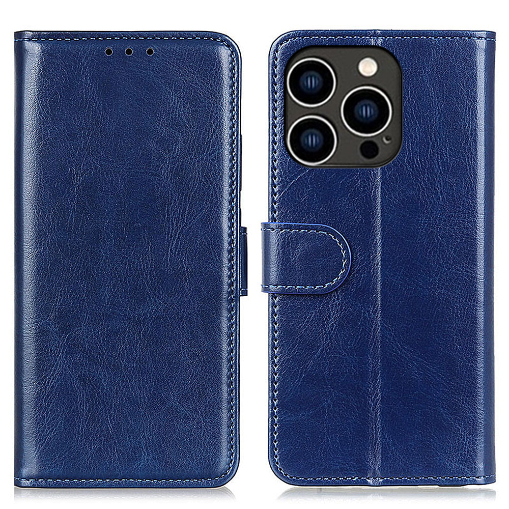 Pro iPhone 15 Pro Max Shockproof Crazy Horse Texture Flip Kryt na telefon Peněženka TPU PU Kožený stojánek Pouzdro na telefon Pro iPhone 15 Pro Max Shockproof Crazy Horse Texture Flip Kryt na telefon Peněženka TPU PU Kožený stojánek Pouzdro na telefon